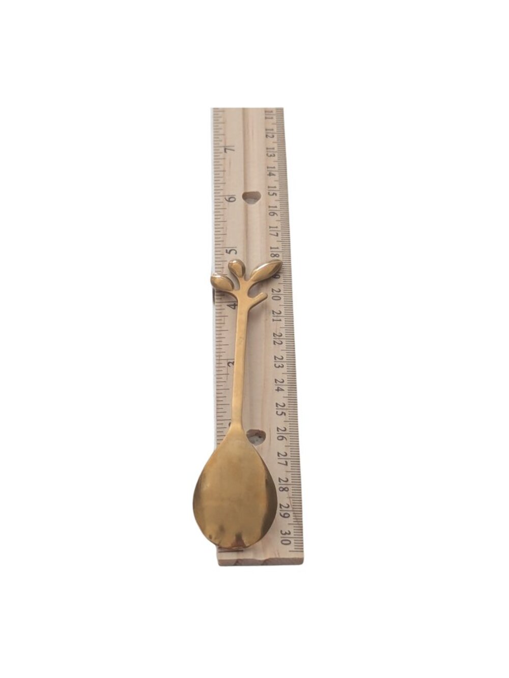 Michael Aram Gold Apple Honey Pot Lidded Jar w/ Non-Original Decorative Spoon - Picture 8 of 8